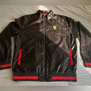Puma X Scuderia Ferrari RACING Track Jacket Mens XL Full Zip
